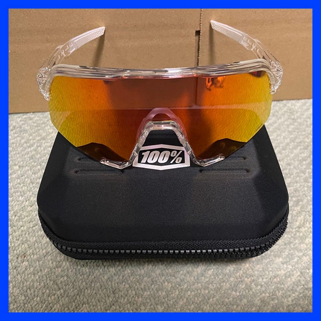 ワンハンドレッド サングラス S3 レッド クリア 100% サングラス