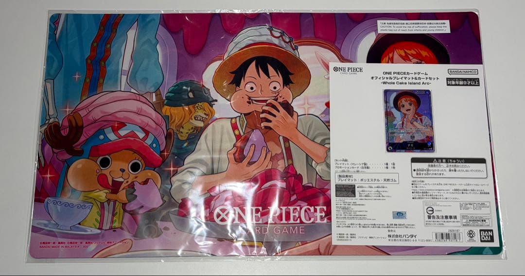 ホールケーキアイランド　ナミ プレイマット リーダー プロモ 未開封