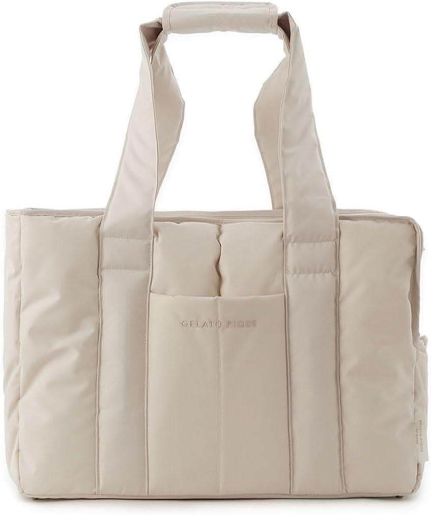 【新品】gelato pique キルティングキャリーバック BEG