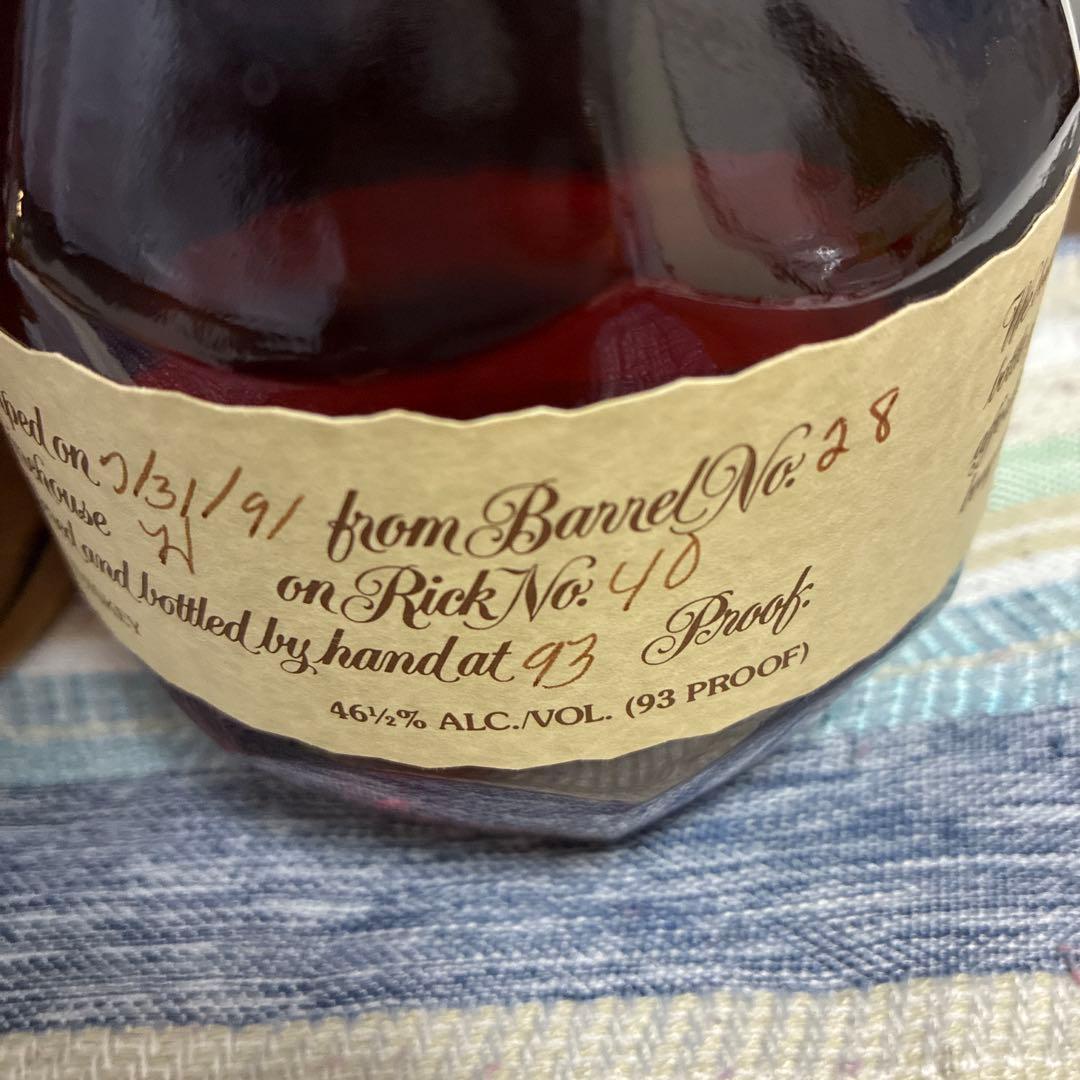 Blanton's シングルバレルバーボン 1991年ボトリング