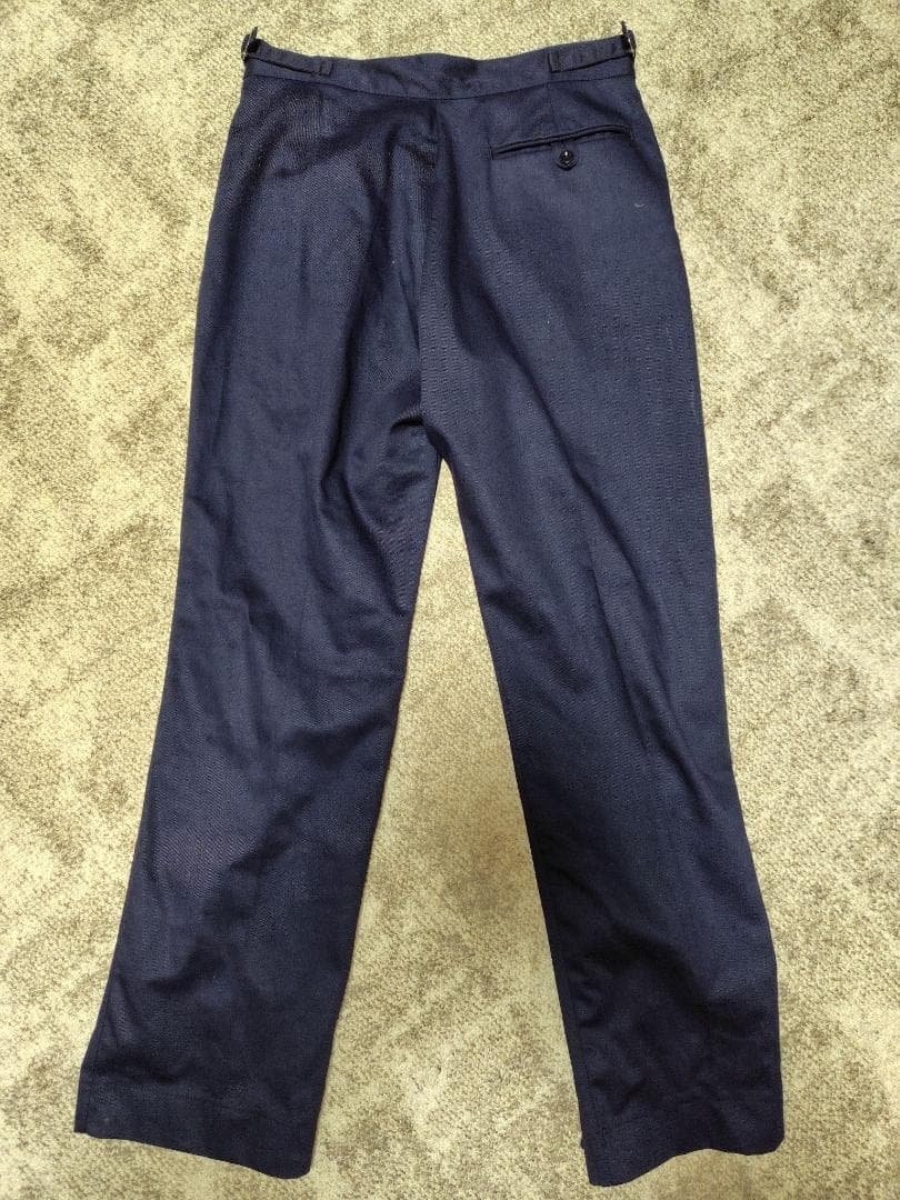 ヴィンテージ　イギリス海軍　Working Dress Trousers　綿