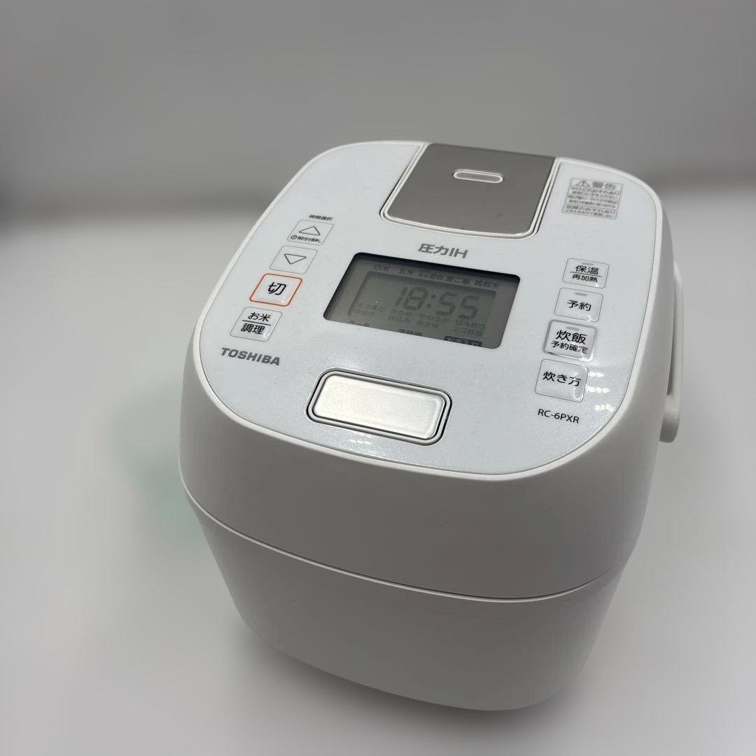 美品　TOSHIBA 東芝 炊飯器 3.5合 RC-6PXR 2022年製