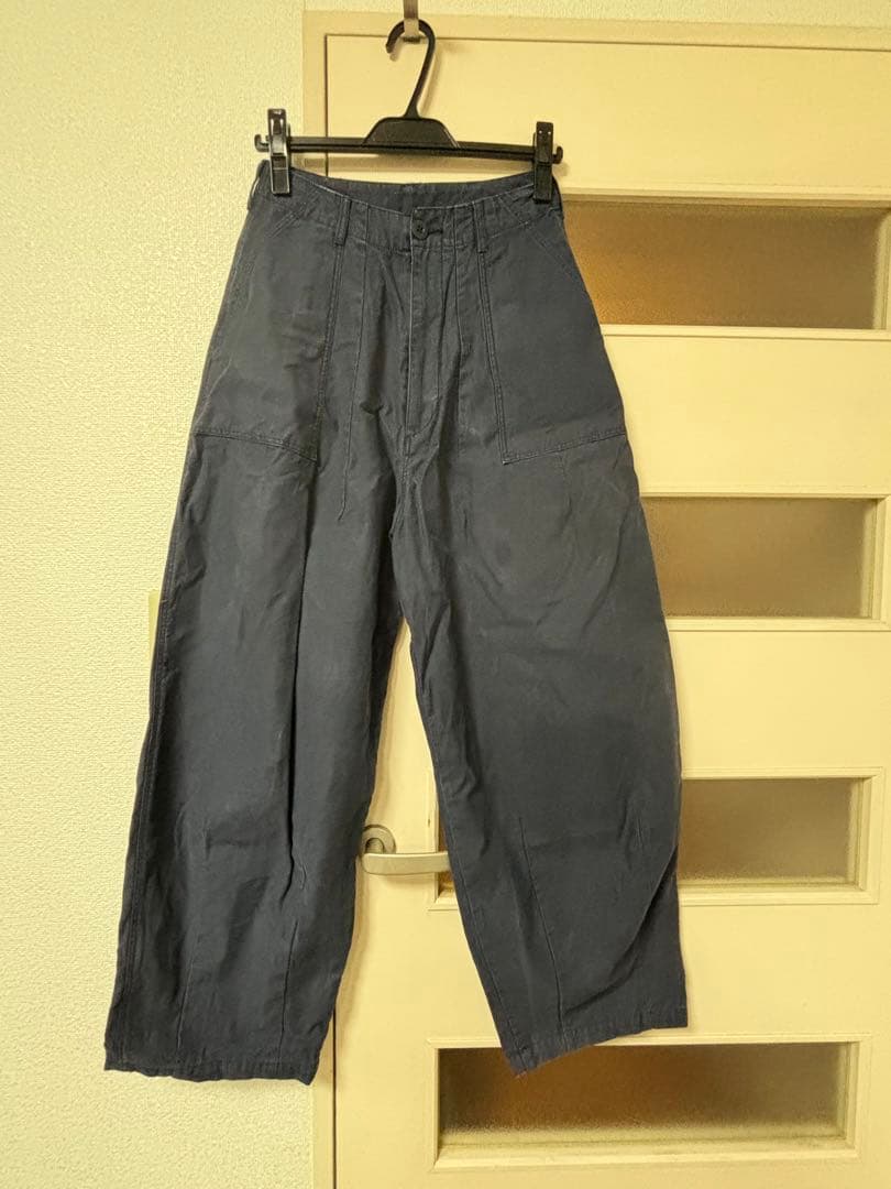 RHC ロンハーマン　ワイドミリタリーパンツ　NAVY