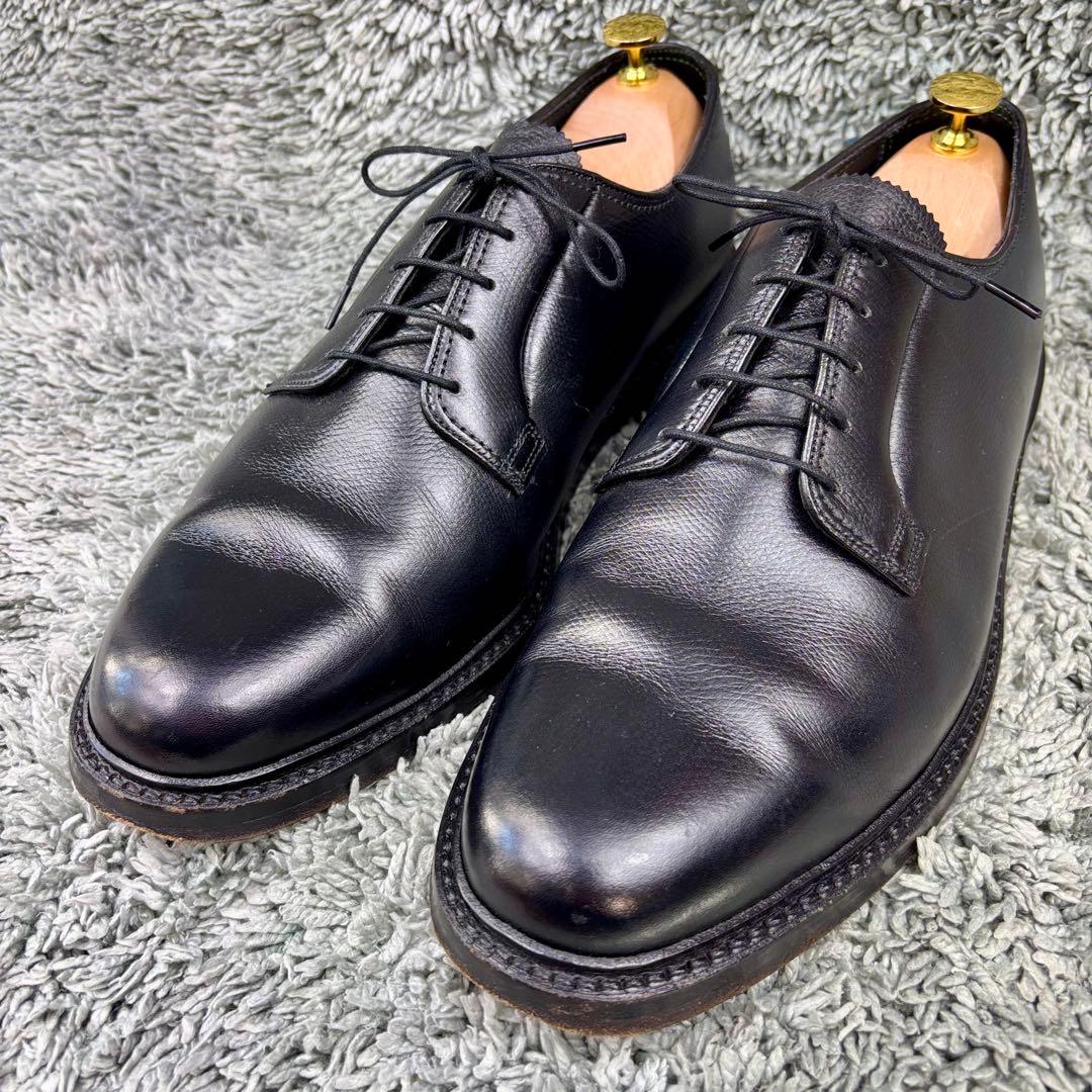 美品✨ FLORSHEIM IMPERIAL プレーン シボ ブラック レザー