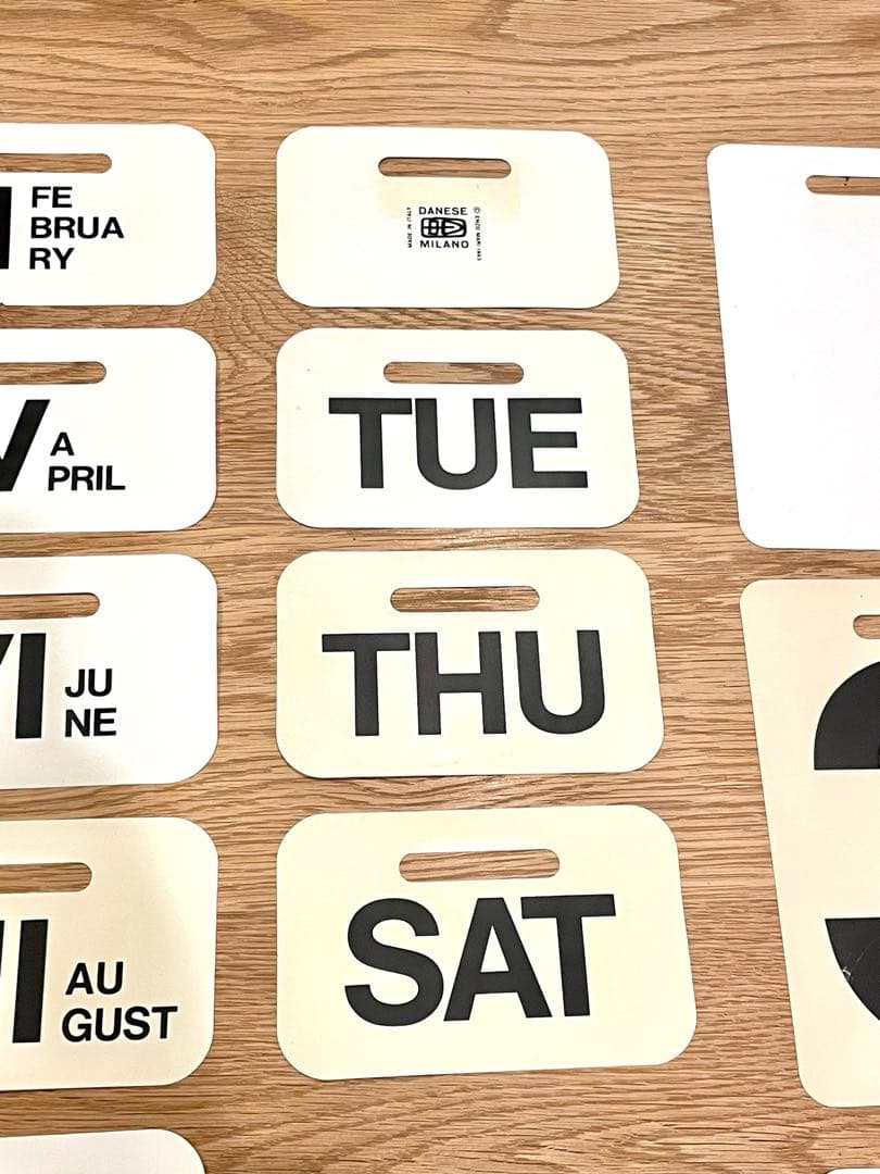 【名作】DANESE / ダネーゼ FORMOSA 万年カレンダー エンツォマリ