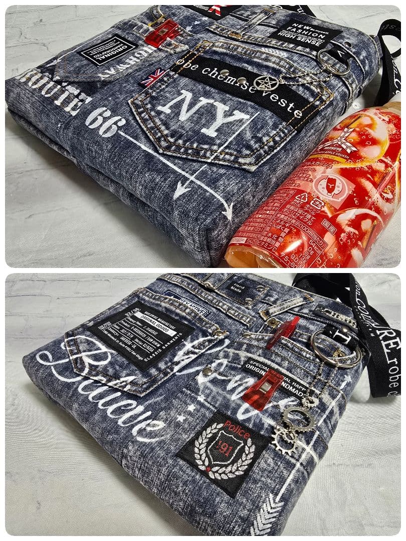 デニムリメイクトートバッグ大きめ ＆サコッシュ 4点 専用