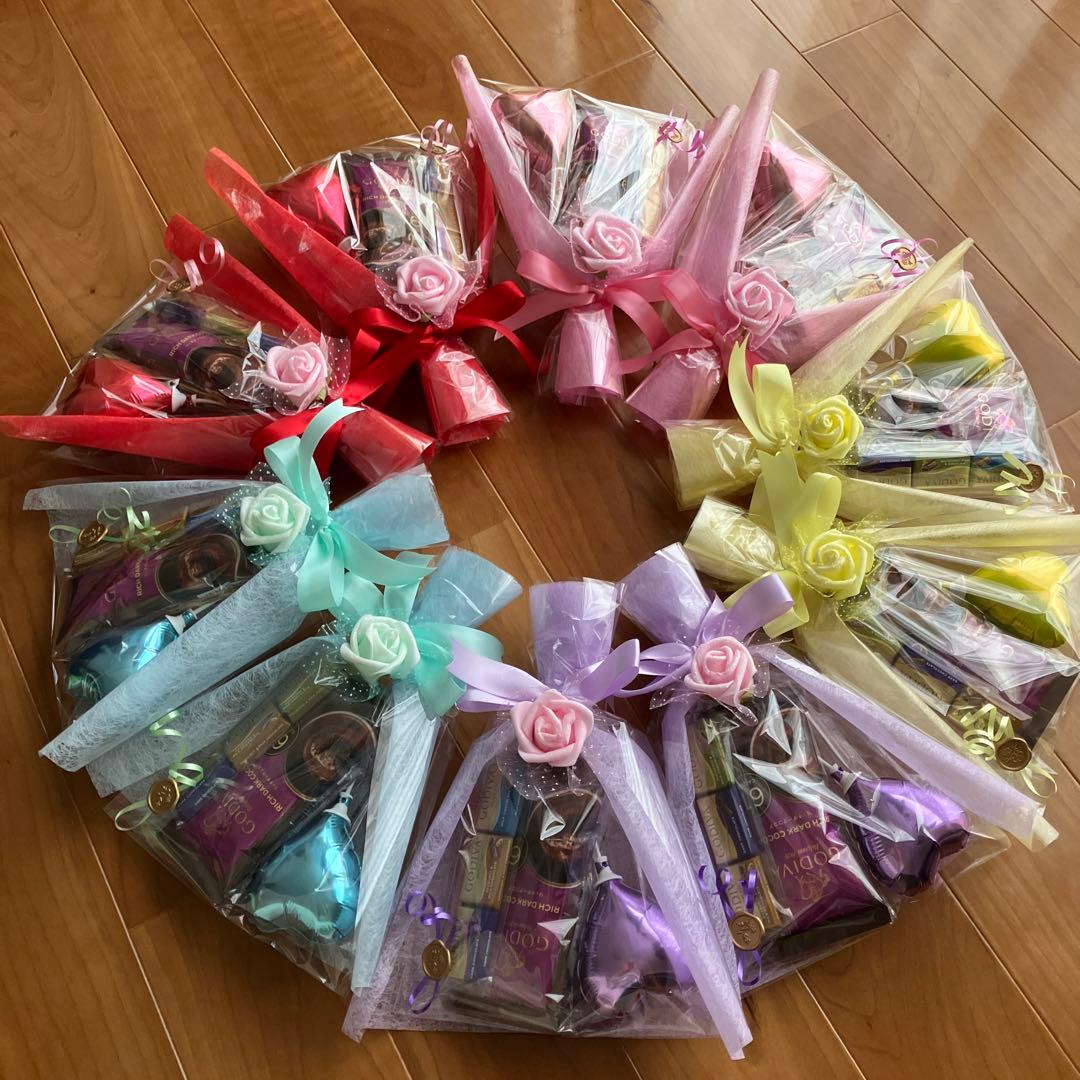 こいも様オーダー品　バルーンブーケ　お菓子ブーケ　GODIVA