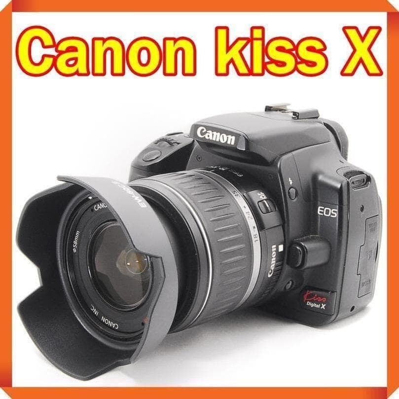 Canon kiss X お手頃価格！最初の一台に！ 初心者にも簡単な操作性
