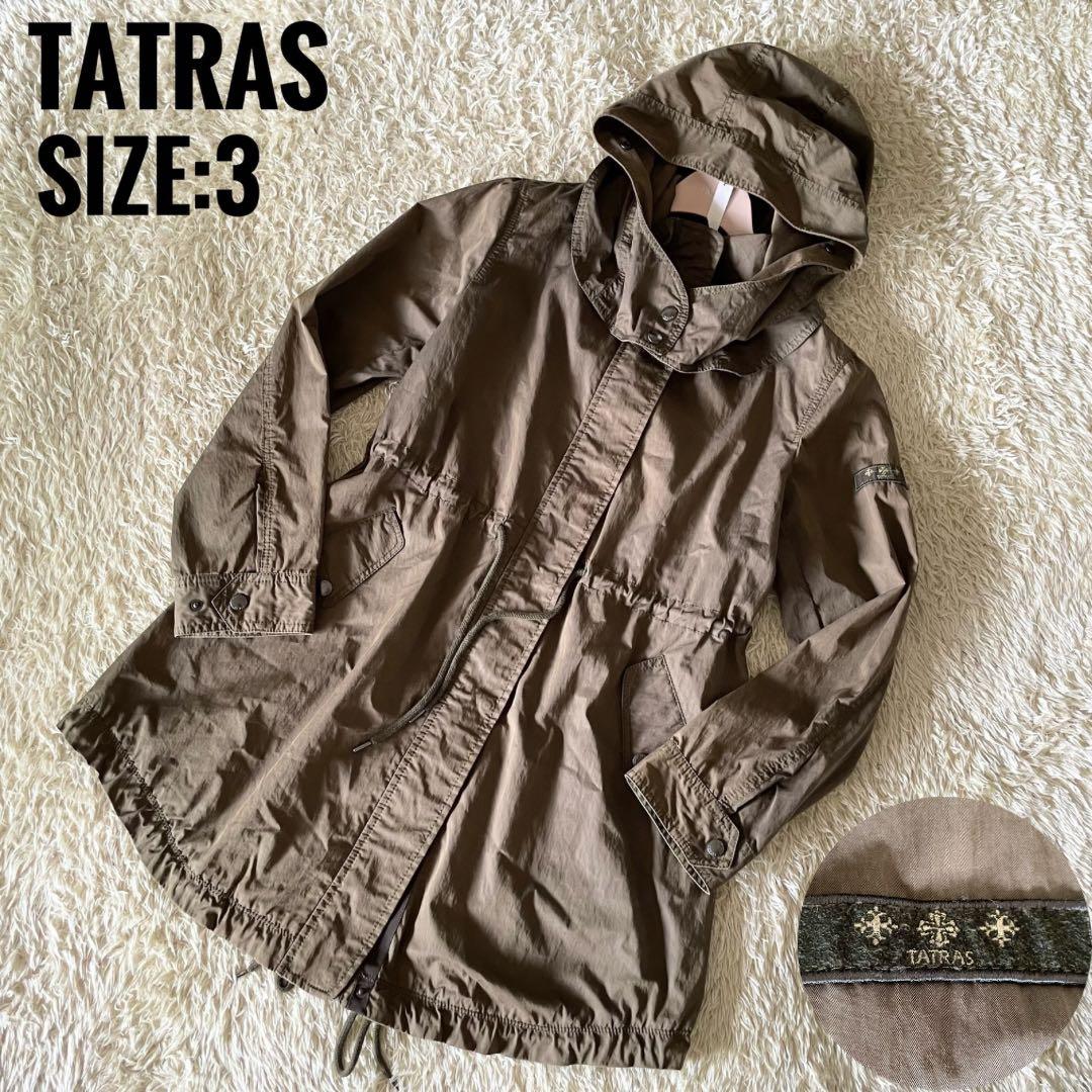 TATRAS タトラス フード付きモッズコート カーキ 03
