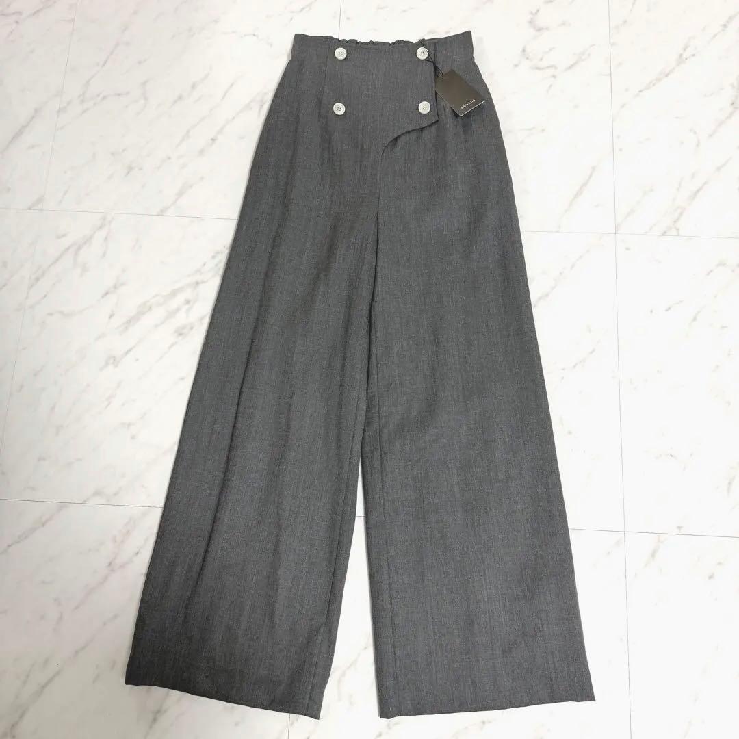 【新品タグ付き】2025✨️アニュアンス スプリング ウール ワイド パンツ