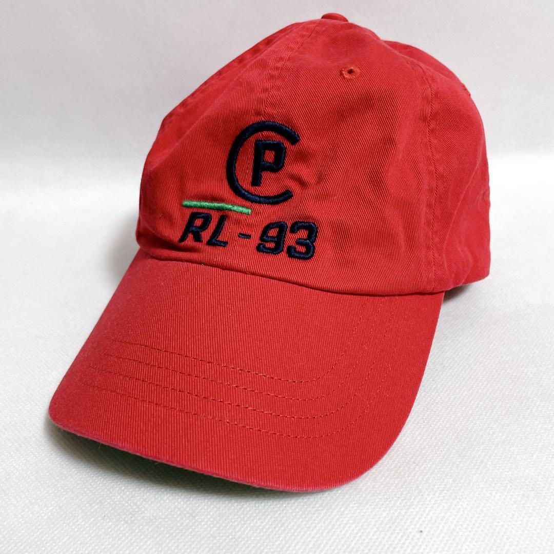 POLO RALPH LAUREN　ポロ　ラルフローレン　赤 キャップ 帽子