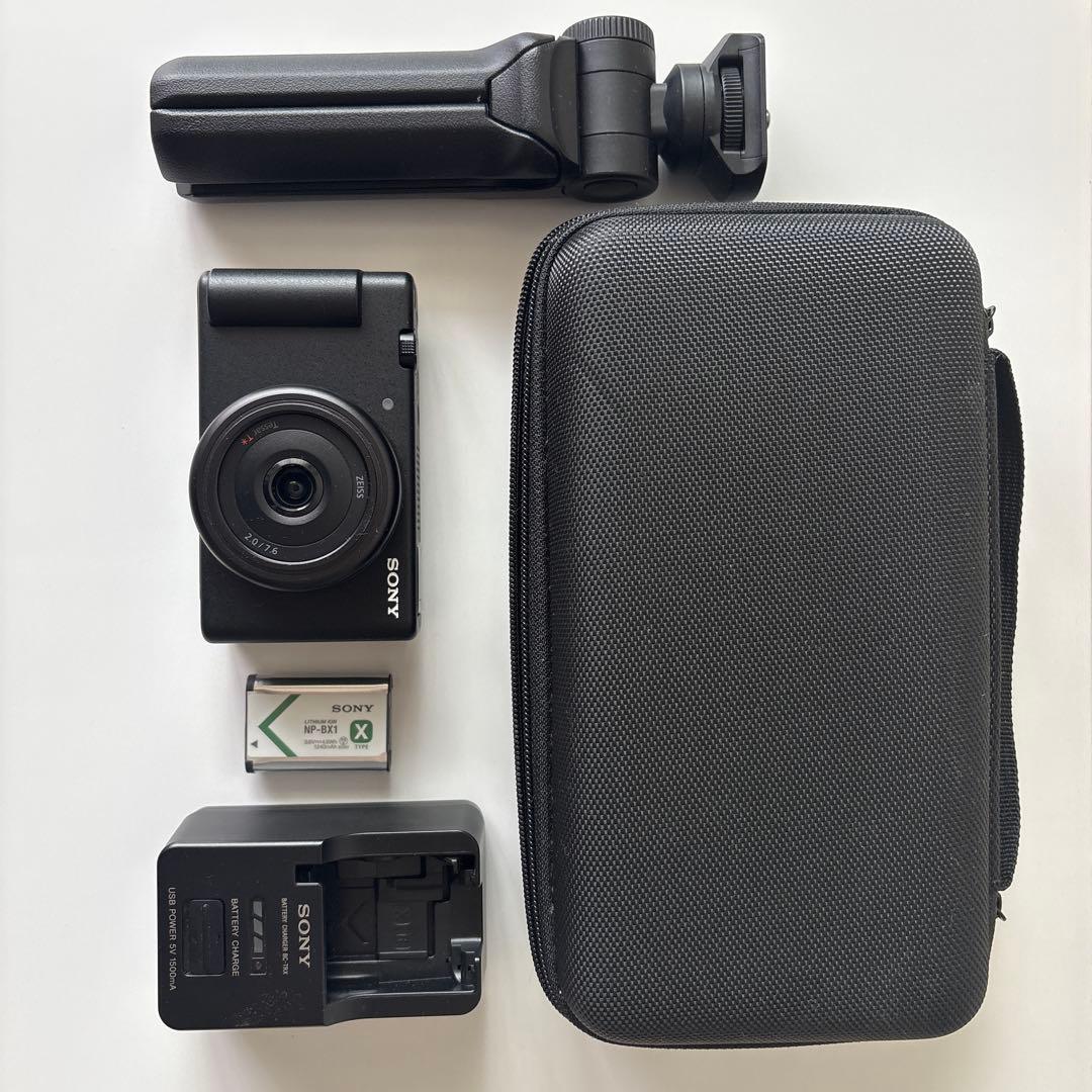 SONY コンパクトデジタルカメラ ZV-1F グリップ&バッテリーチャージャー