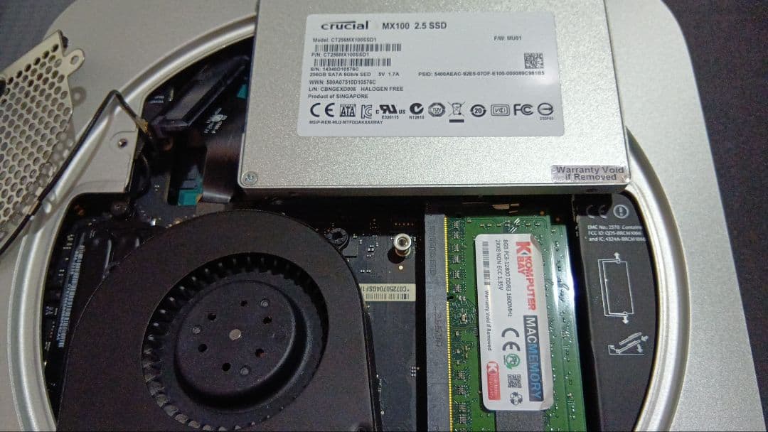 Macデスクトップ Mac mini Late2012 Corei7 2.6GHz SSD+HDD