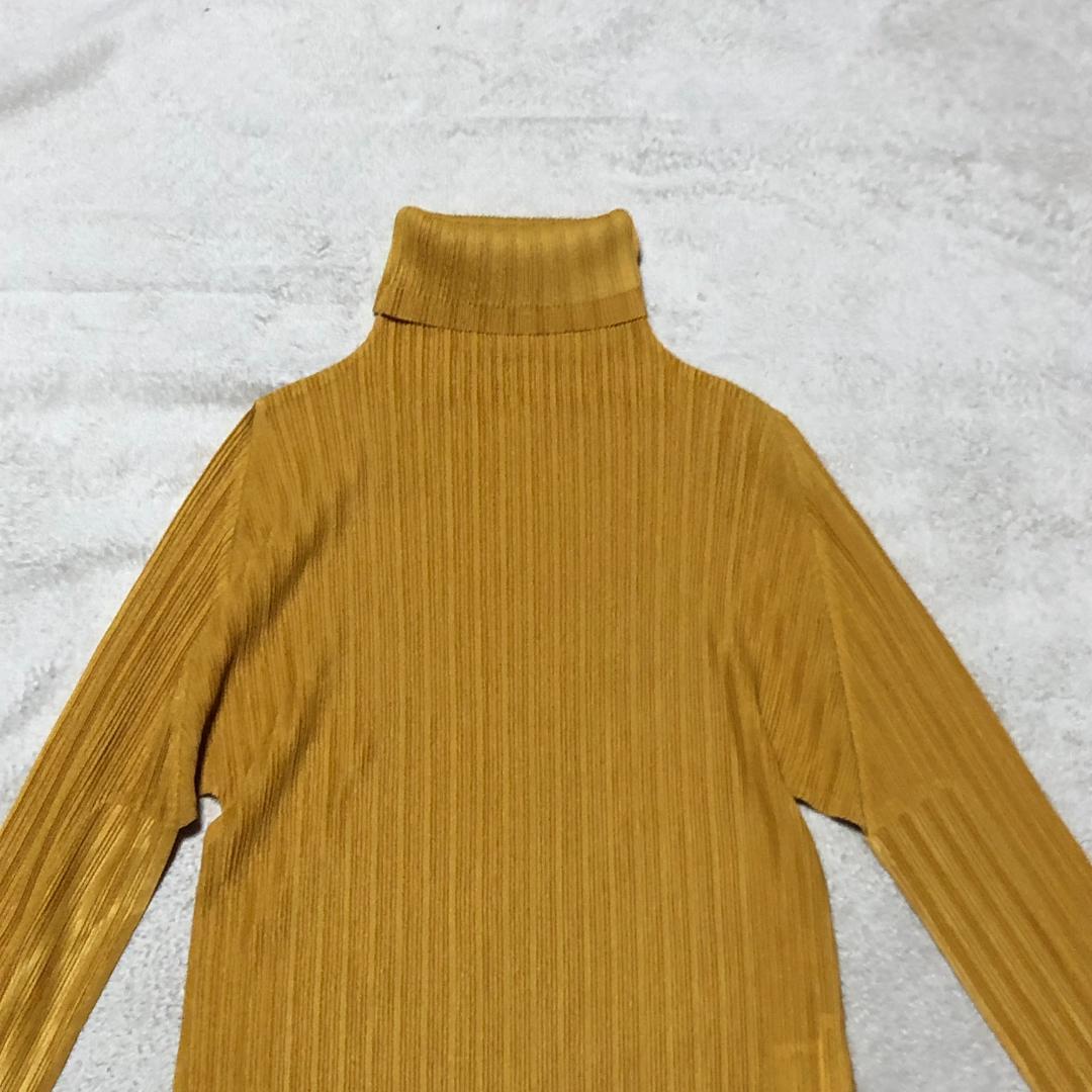 【匿名配送】PLEATS PLEASE タートルネック ハイネック カットソー
