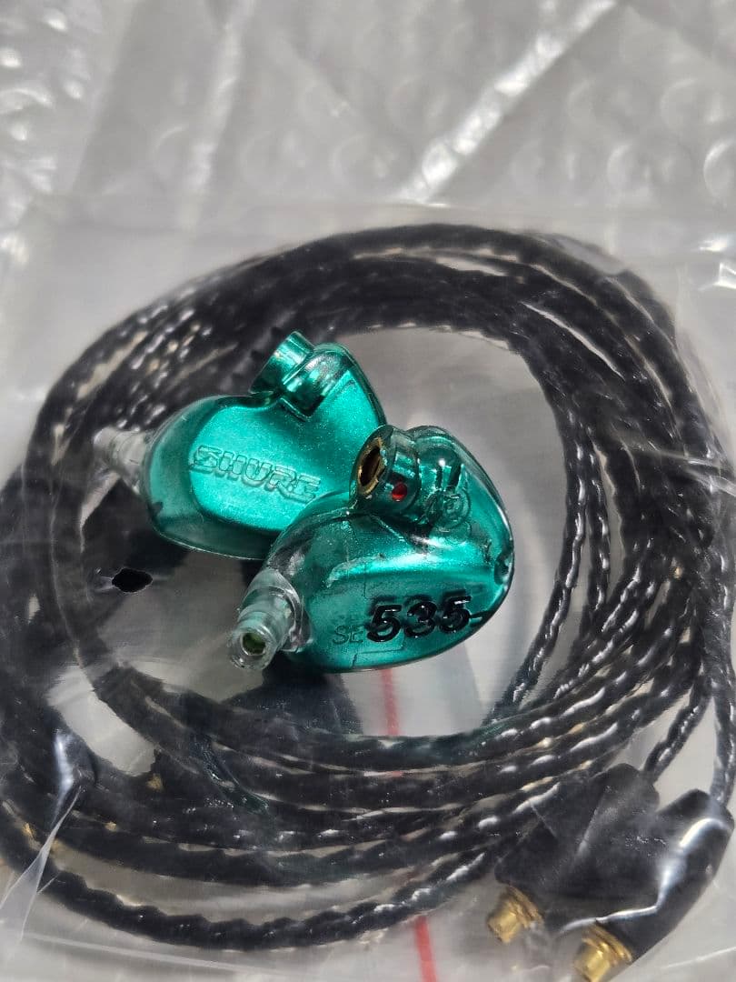 SHURE SE535LTD 翡翠カラー knowlesフィルタ新品　おまけ付き