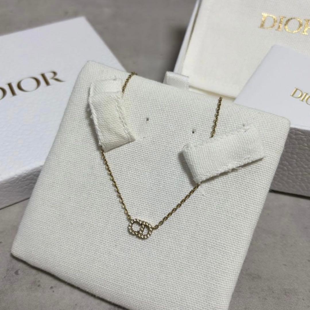 ディオール　ゴールド　ネックレス　DIOR Clair D Lune