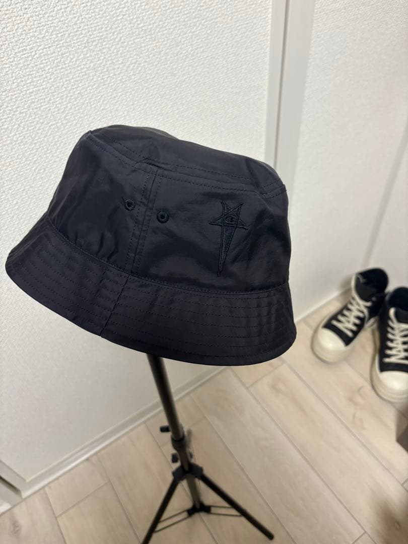 champion×Rick owensブラックバケットハット L/XL
