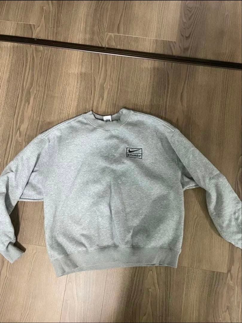 Nike x Stussy コラボ スウェット L グレー