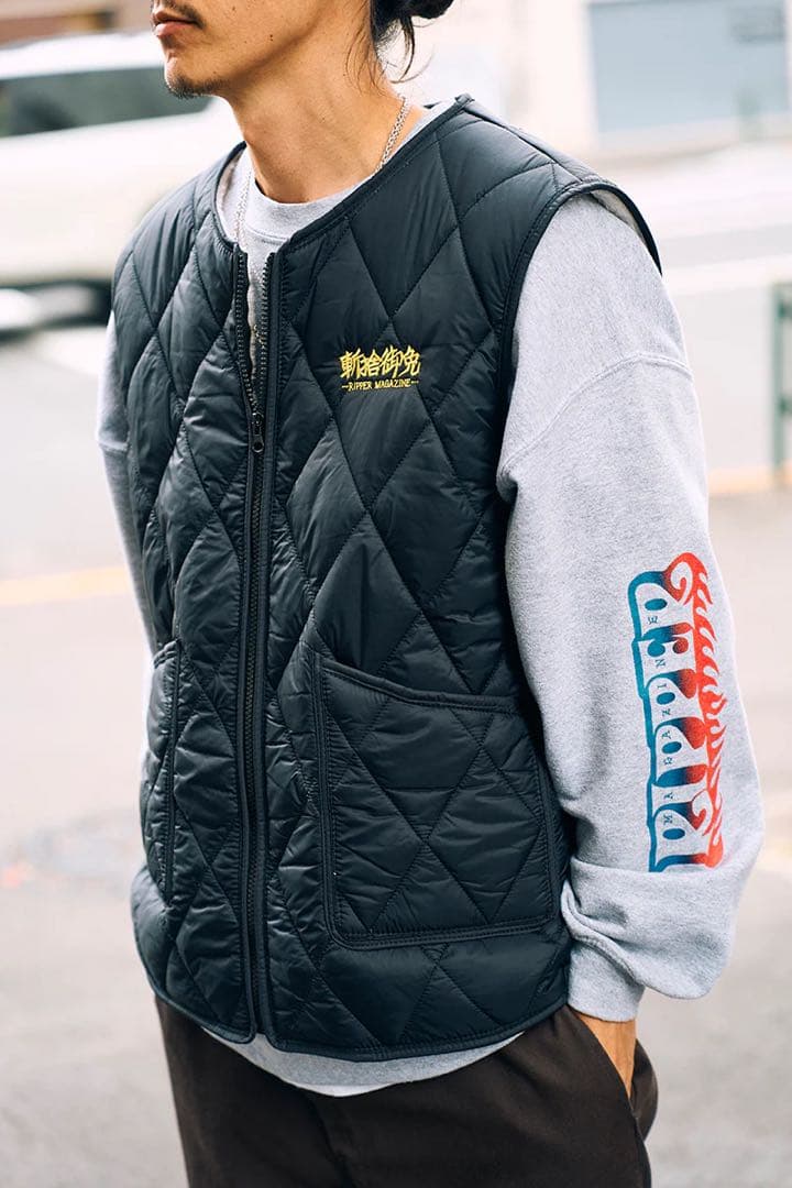 ROLLER MAGAZINE RIPPER 斬捨御免　キルティングベスト