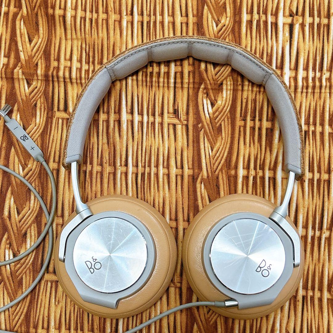 B&O BeoPlay H6オーバーイヤーヘッドフォン ナチュラル レザー 有線