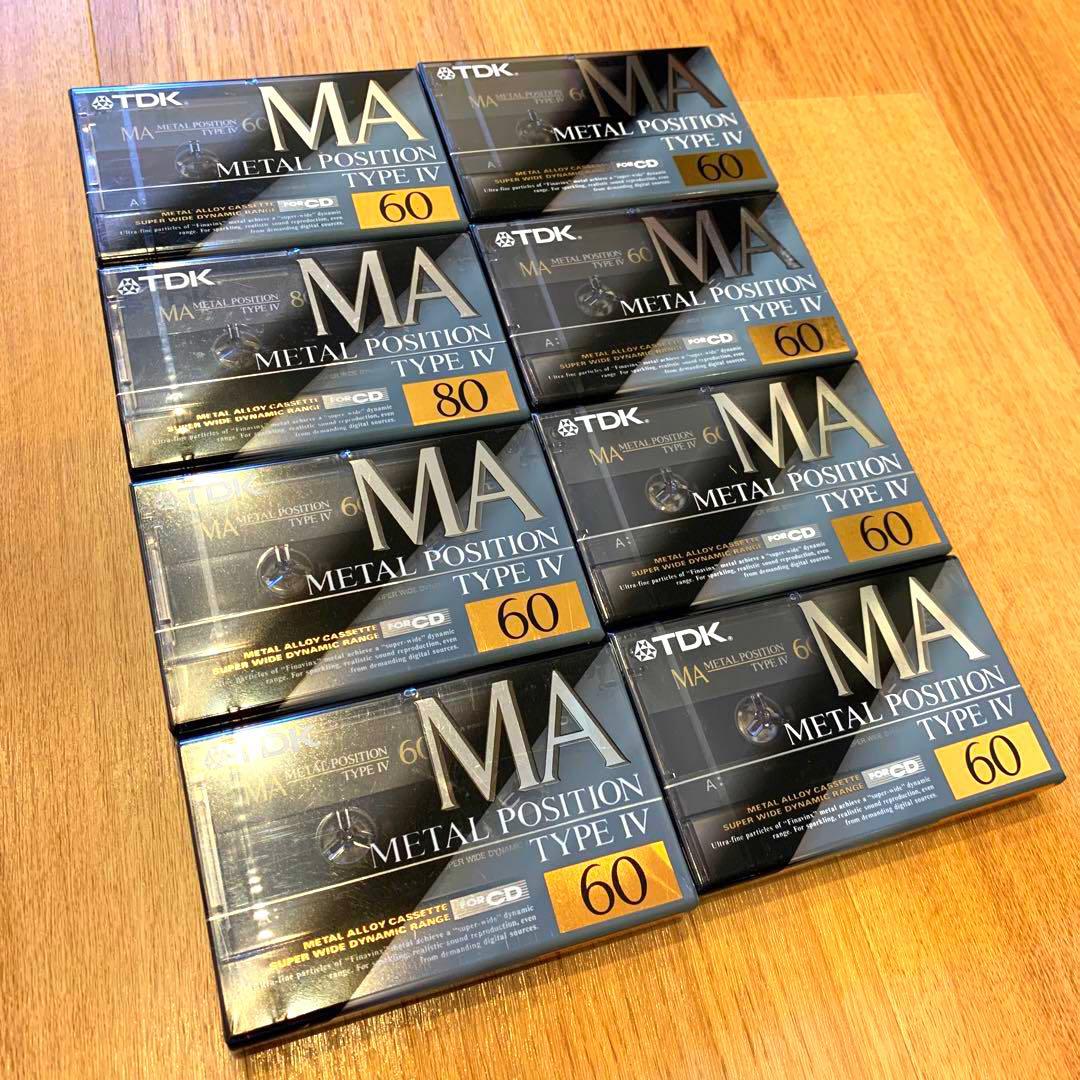 TDK 最高品位メタルカセットテープ8本