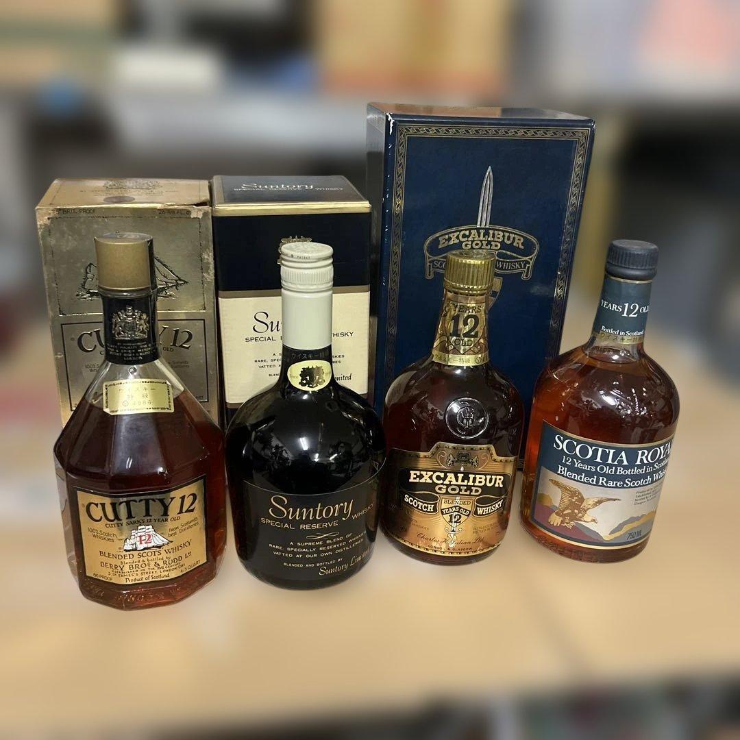 ウイスキー4本まとめ売り