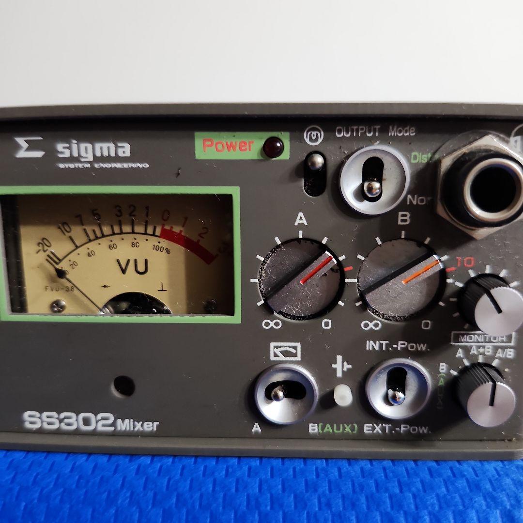 シグマSS-302 ポータブル3Chミキサー　映像制作向け【美品】