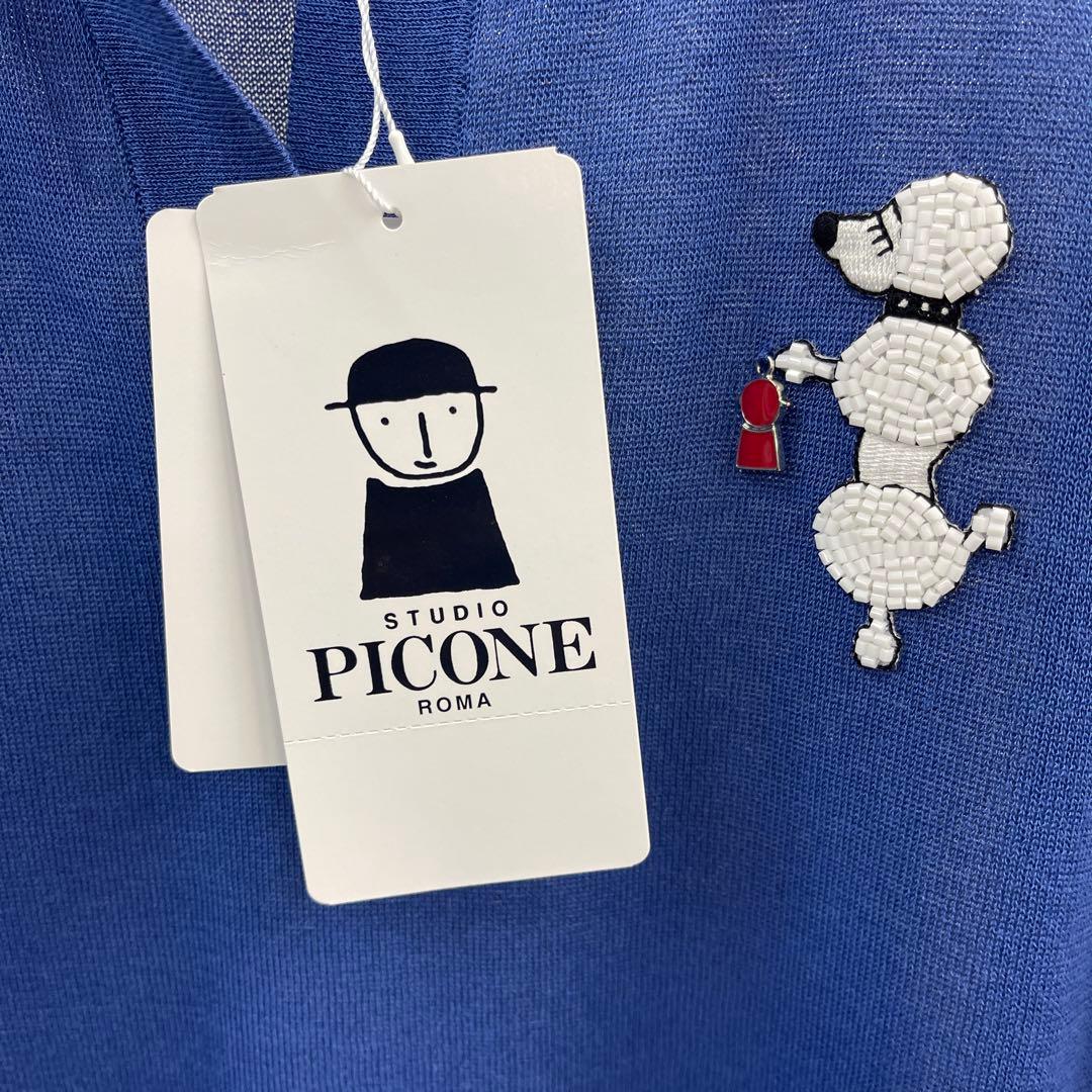 PICONE ブルーポロシャツ サイズM