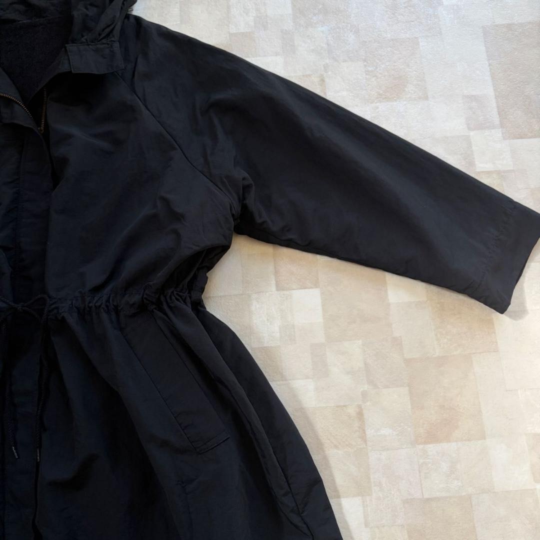 【ビアズリー】4way ナイロン　モッズコート　ライナー　ブラック　FREE