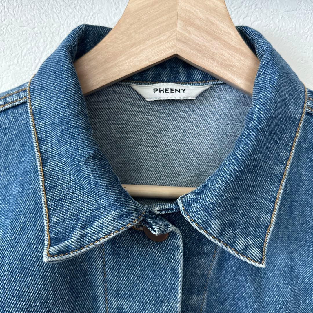 PHEENY フィーニー　デニムクロップドジャケット