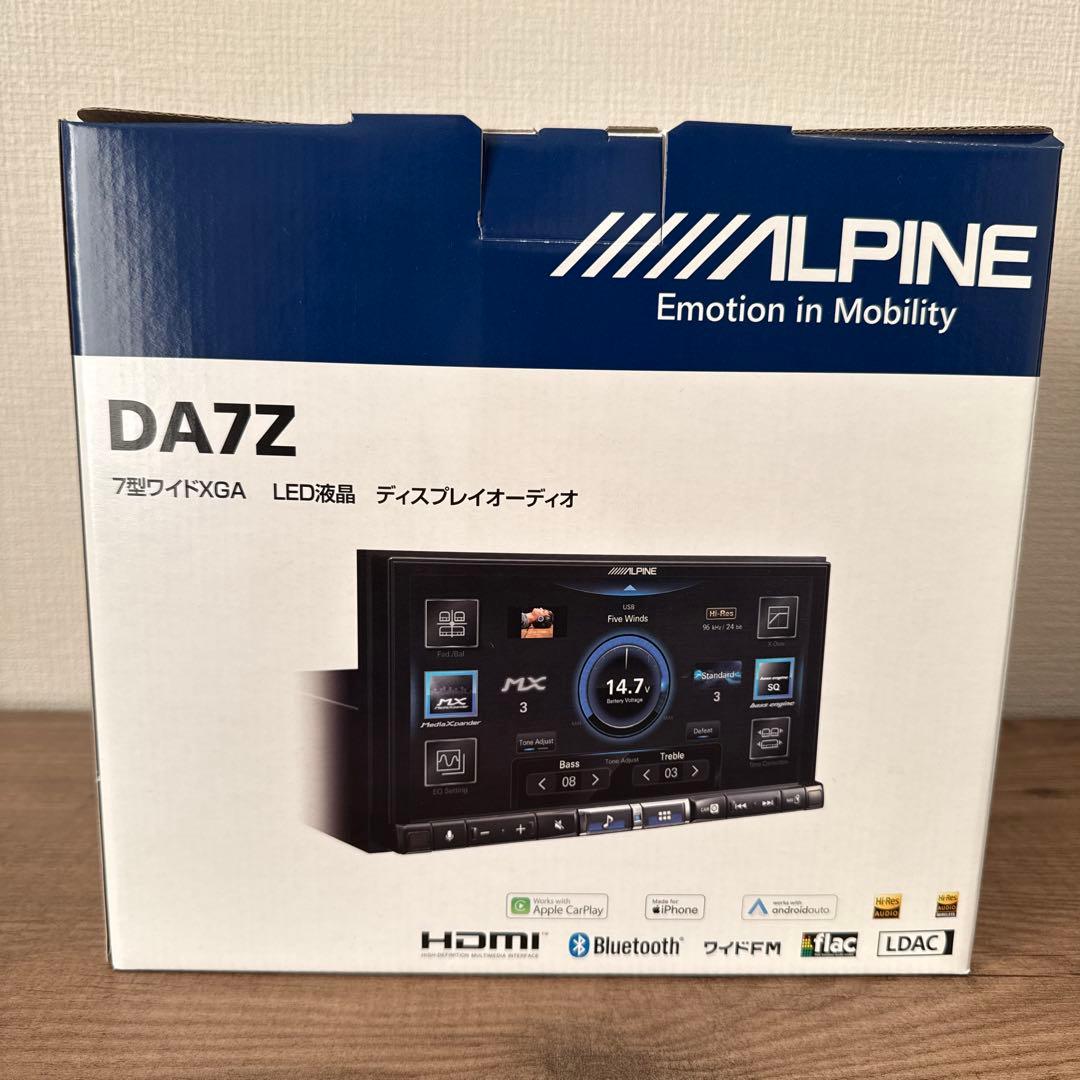 ALPINE DA7Z アルパイン　ディスプレイオーディオ　カーナビ