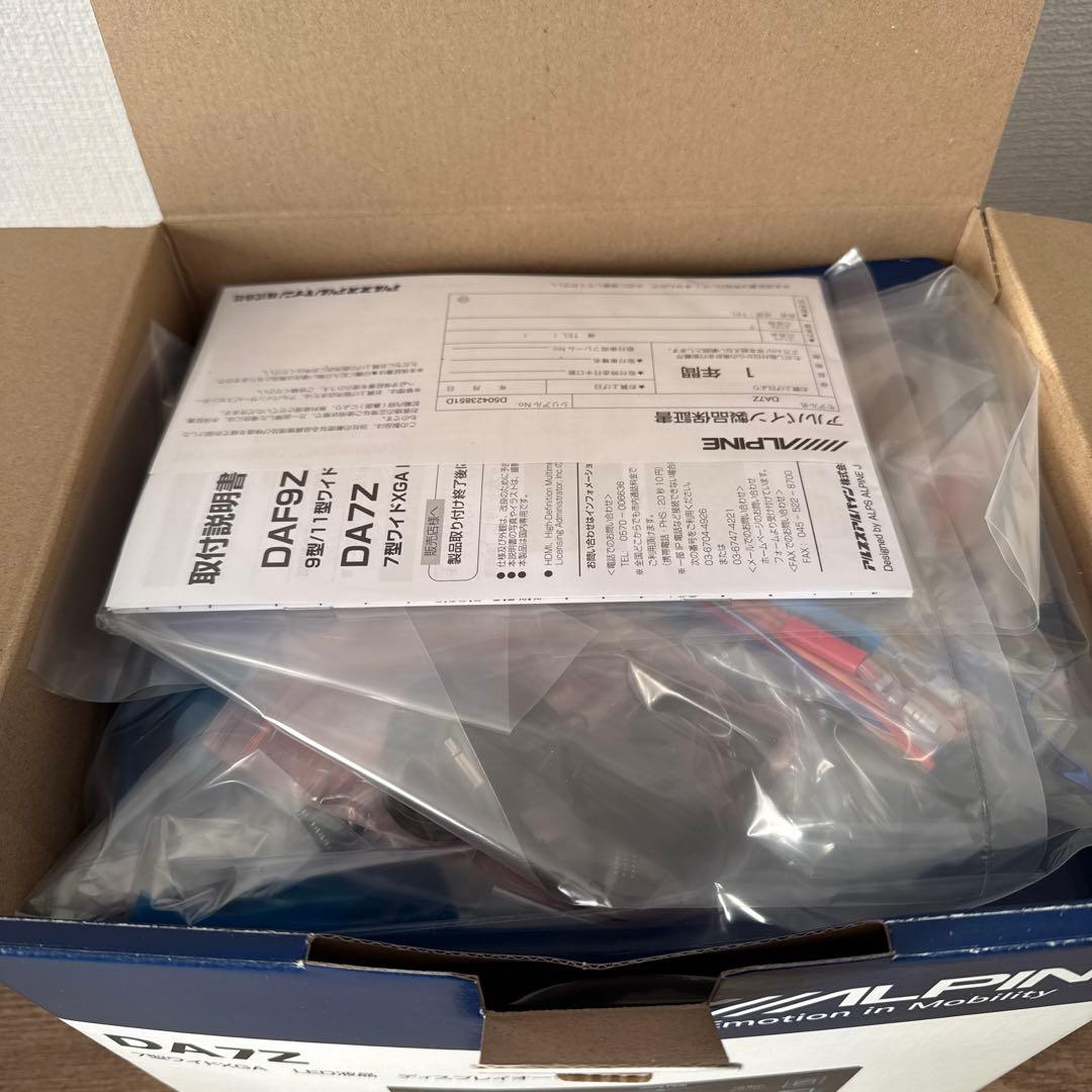 ALPINE DA7Z アルパイン　ディスプレイオーディオ　カーナビ