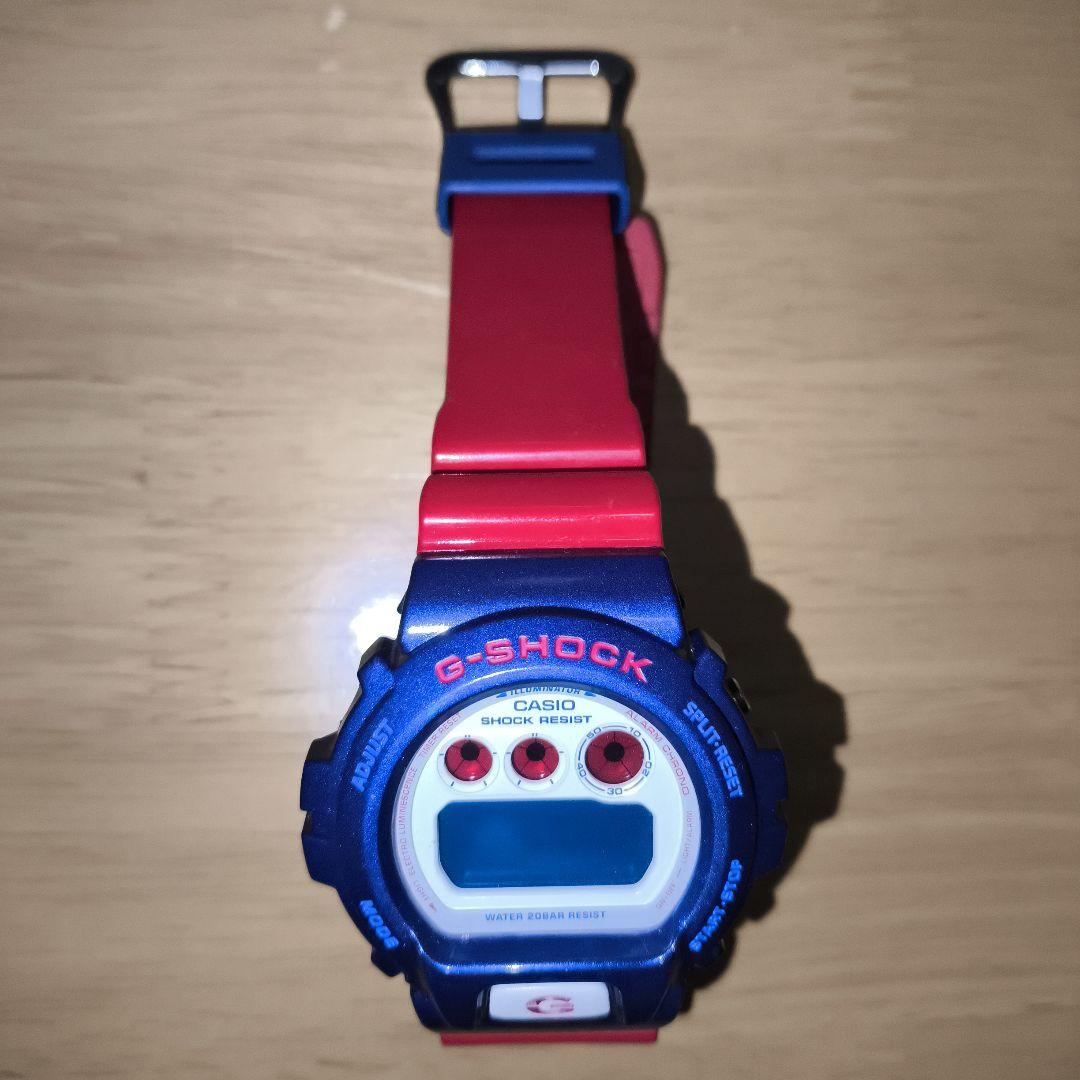 G-SHOCK　DW-6900AC-2　赤青　美品　レッド　ブルー