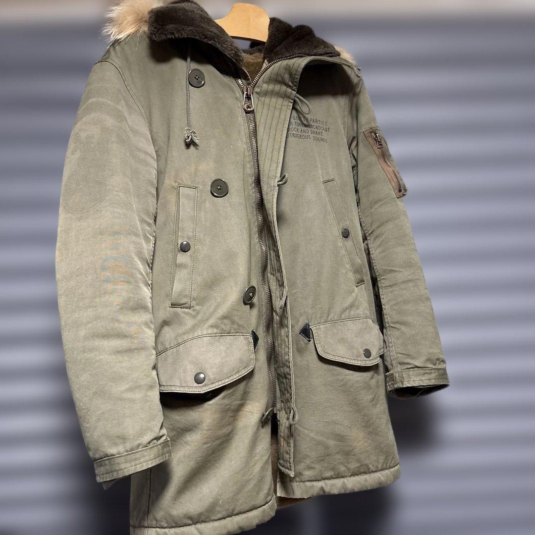 防寒最強　ワコマリア wackomaria N3B ミリタリージャケット