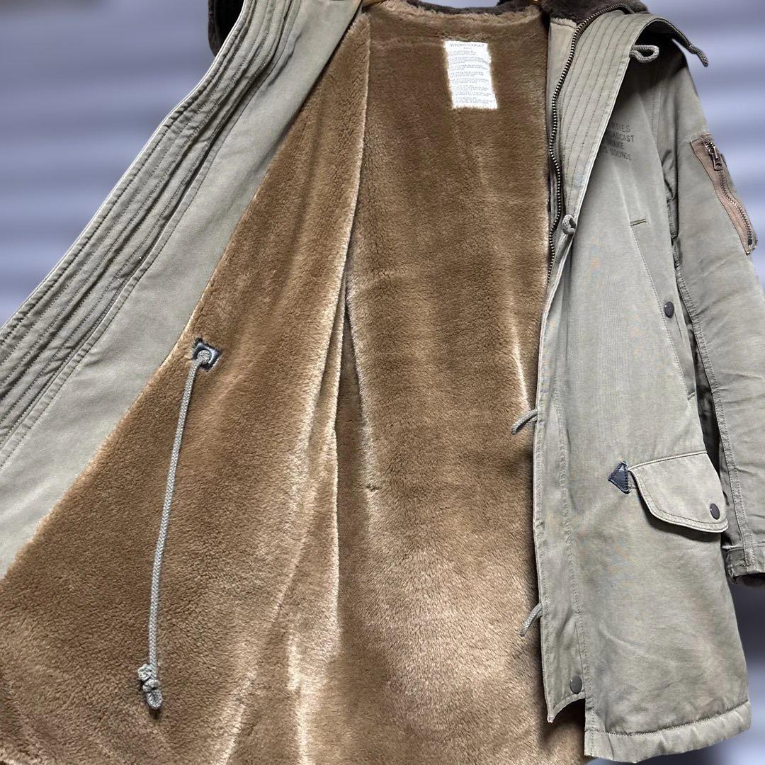 防寒最強　ワコマリア wackomaria N3B ミリタリージャケット