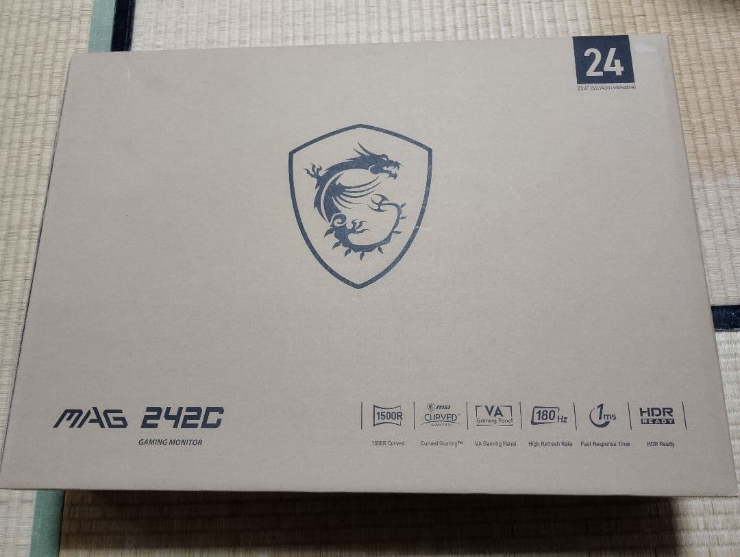 専用！新品未開封★MSI MAG 242C 24インチ ゲーミングモニター
