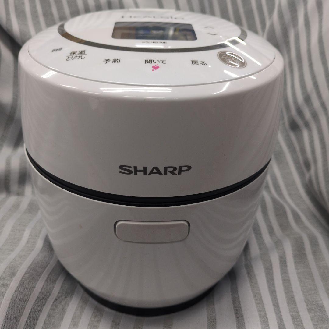 SHARP コンパクト炊飯器 ホワイト