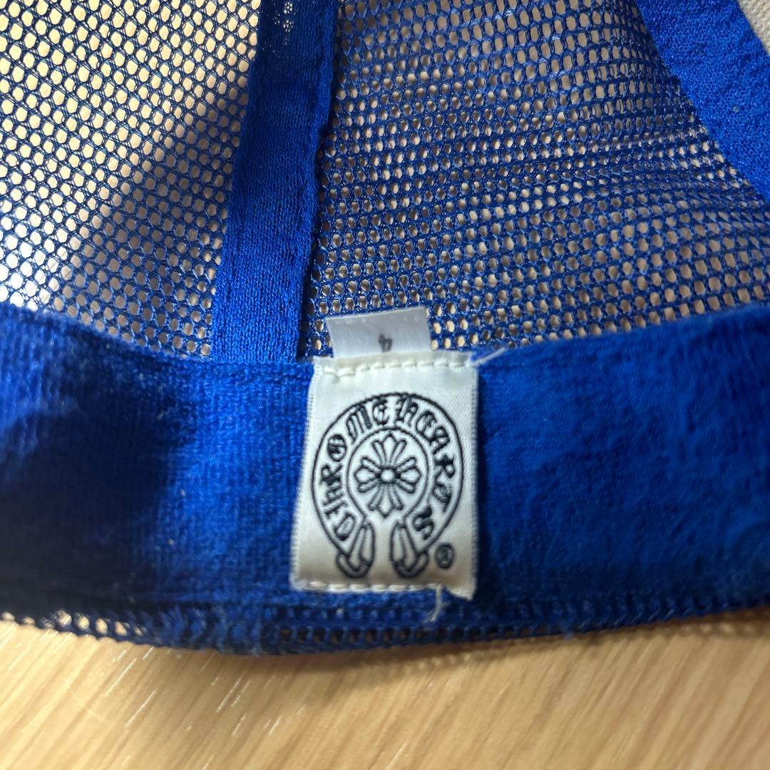 Chrome Hearts 刺繍キャップ 青/白