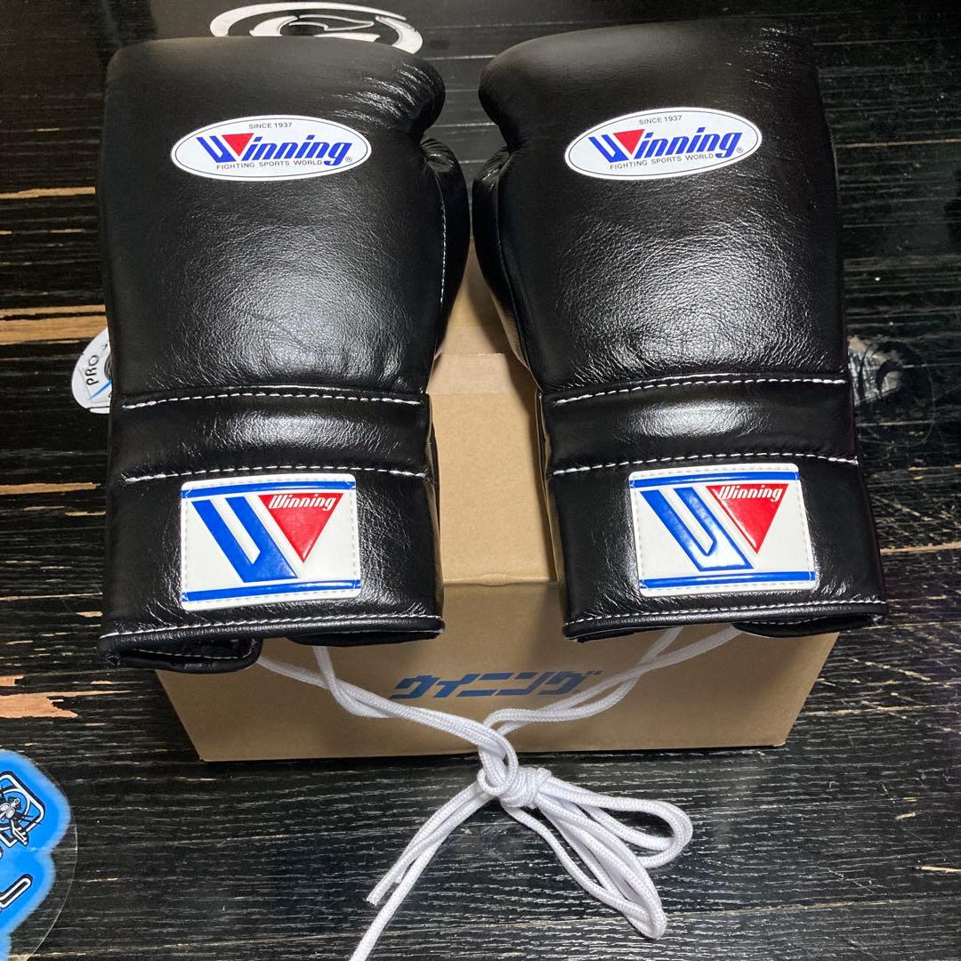 ウイニングボクシンググローブ14オンスひも式