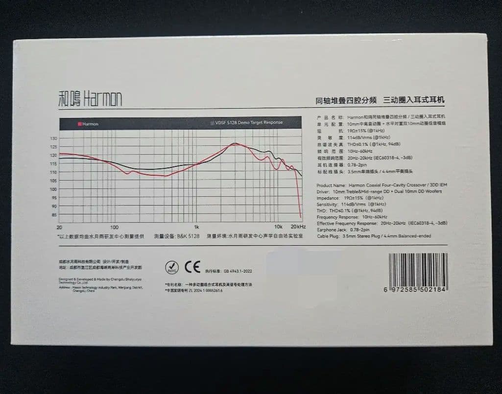 水月雨 / MoonDrop Harmon 和鳴 新品未開封