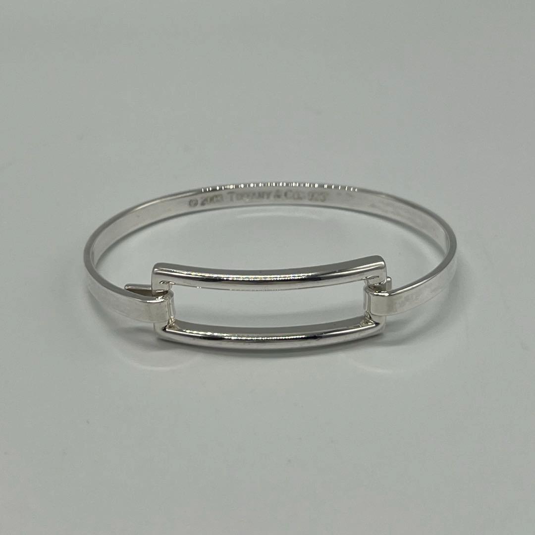 ティファニー TIFFANY オープンレクタングル オープンスクエア バングル