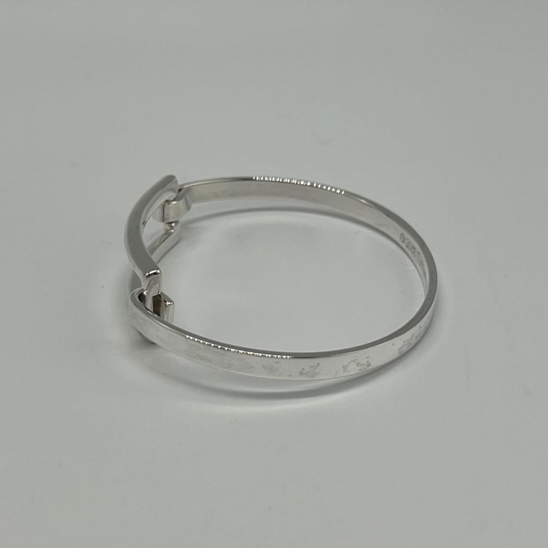 ティファニー TIFFANY オープンレクタングル オープンスクエア バングル