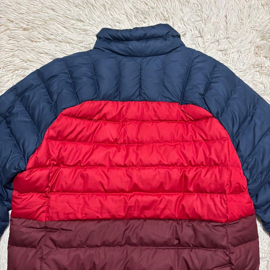 新品 エルエルビーン メンズビーンズダウンジャケットカラーブロック