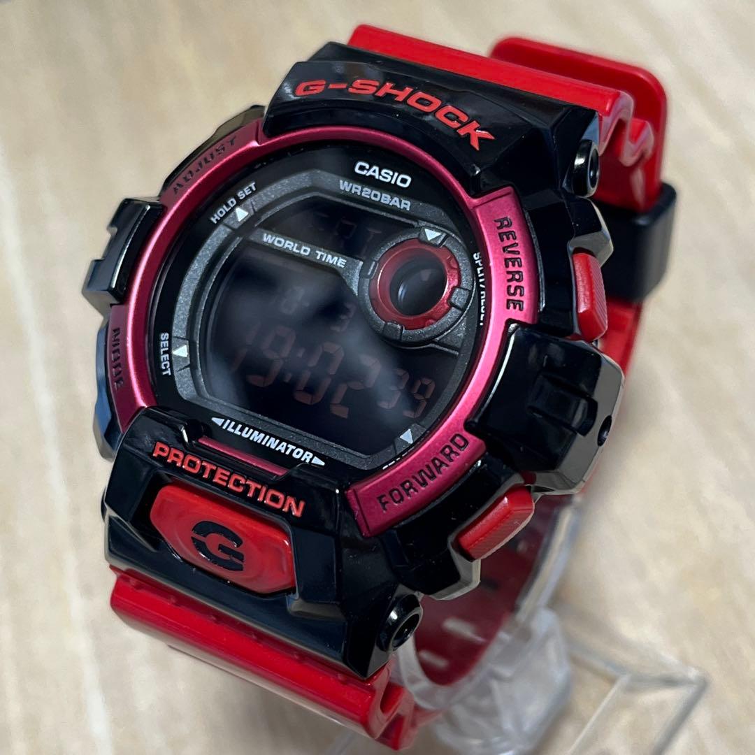 【レア海外モデル超美品】G-SHOCKクレイジーカラーズ G-8900SCレッド