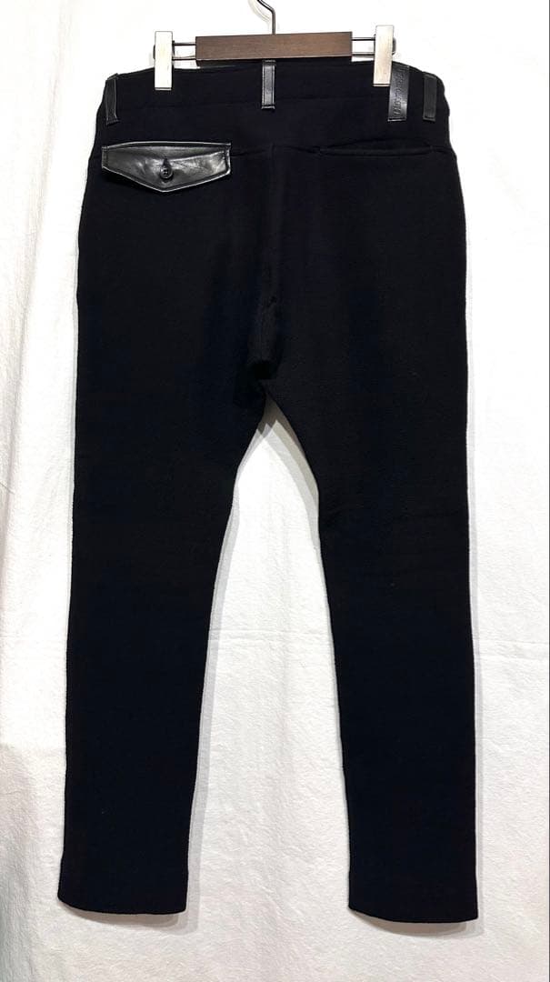 BACKLASHウールストレッチスラックスパンツ/バックラッシュレザーサルエル