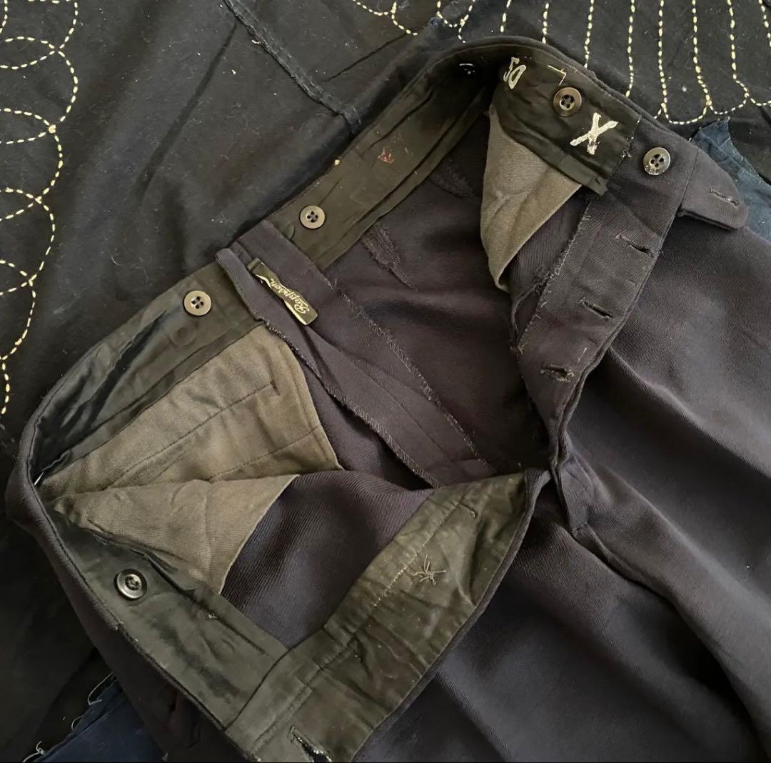 パンツ 1940~50's Sweden army wool trousers