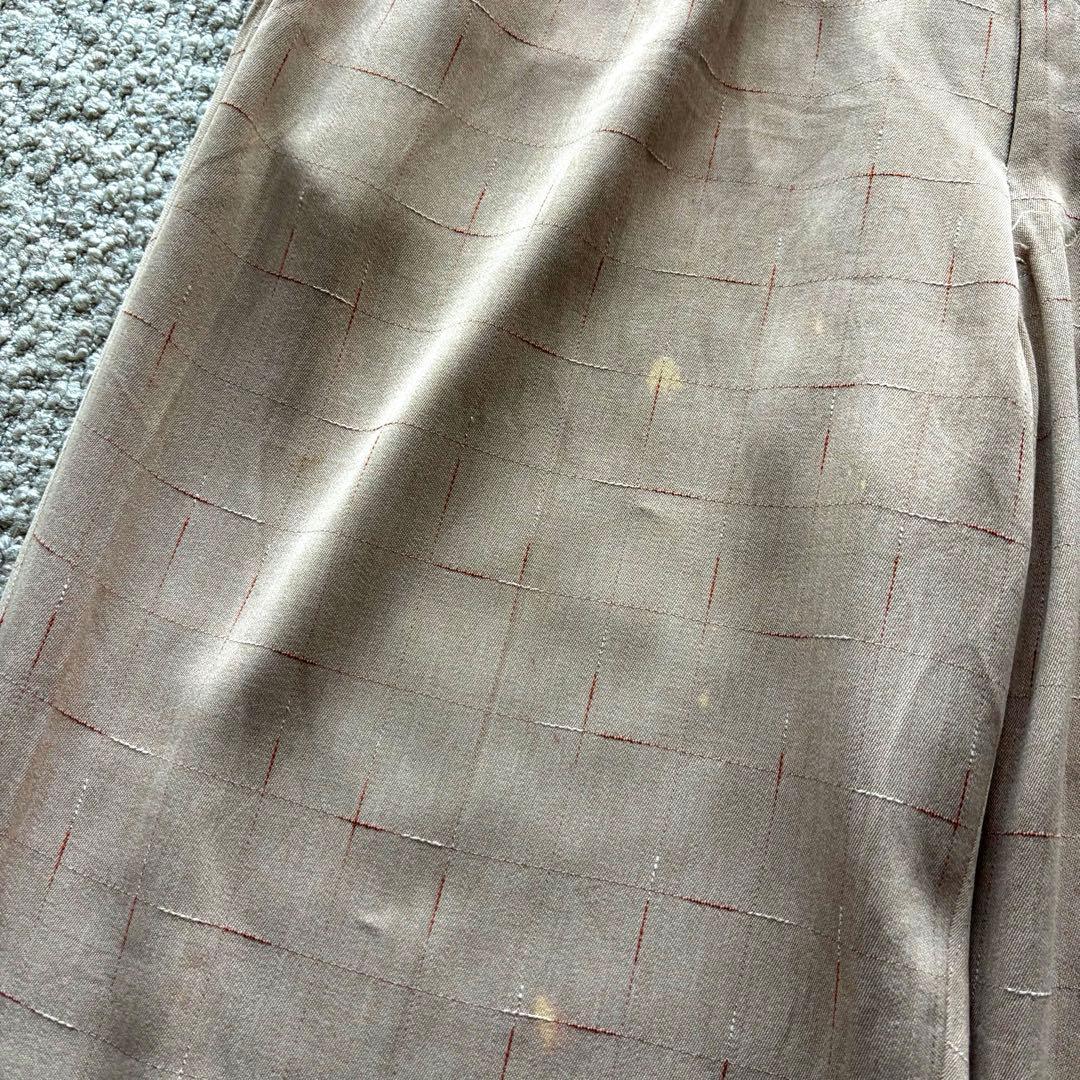 【50s】 レーヨンギャバジン スラックス カスリ スペシャル ギャバスラ