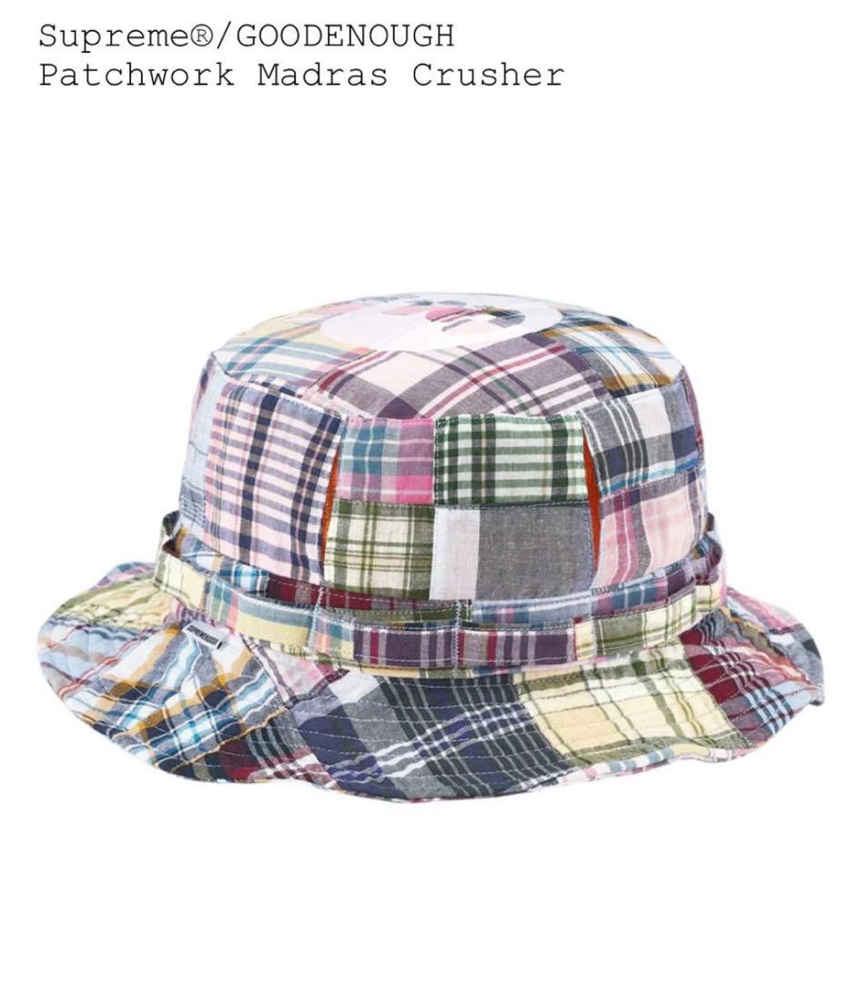 帽子 SUPREME GOODENOUGH Patchwork Crusher hat