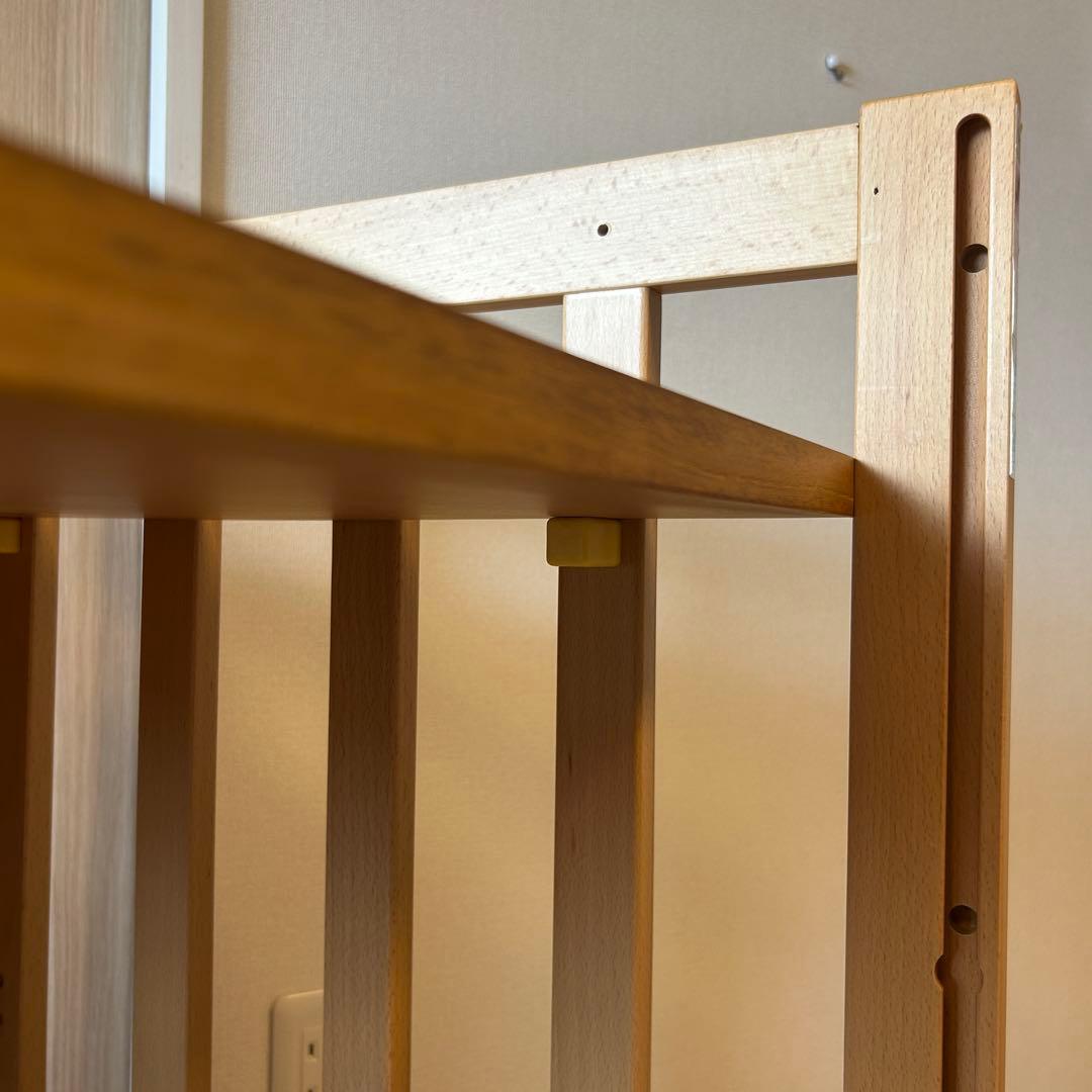 ベビーベッド日本製5wayベビーサークルパソコンデスクキッズデスク収納棚石崎家具