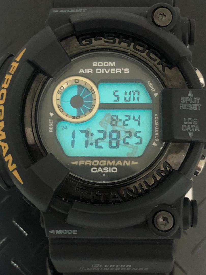 試着のみ G-SHOCK FROGMAN MEN IN BLACK2 腕時計
